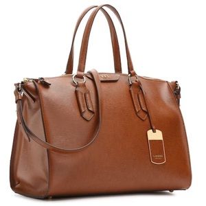 Lauren Ralph Lauren Brown Leather Bag